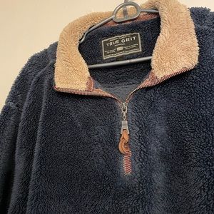 True Grit Men’s Pebble Pile 1/4 Zip Pullover